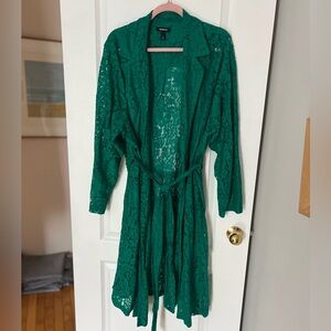 Green lace Torrid jacket
